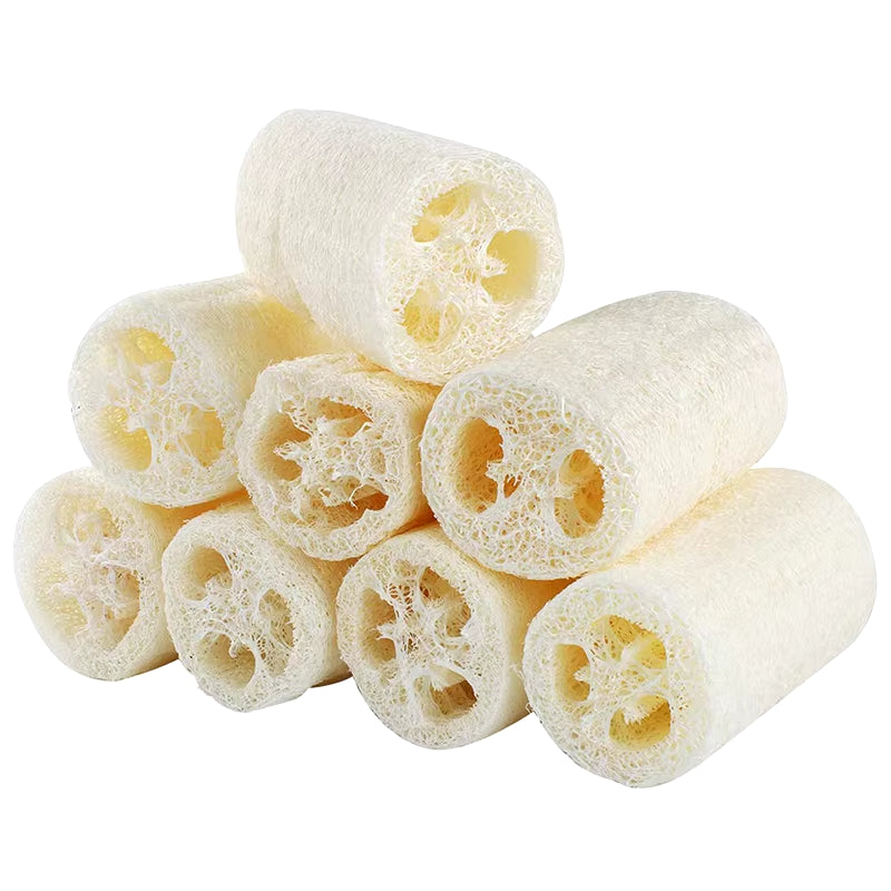 4Pcs/Pack Organic Loofahs Loofah Spa Exfoliating Scrubber Natural Luffa Body Wash Sponge Remove Dead Skin Made Soap 4 Inch