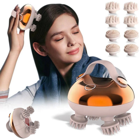 Handheld Waterproof Scalp Massager